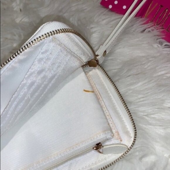 Violet Ray White Wristlet Wallet - Picture 8 of 11